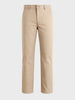 Men's Beige Regular Fit Solid Casual Chinos