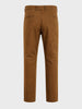 Men's Brown Regular Fit Solid Casual Chinos