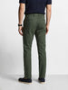 Men's Green Regular Fit Solid Casual Chinos