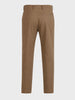 Men's Khaki Regular Fit Solid Casual Chinos