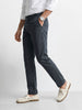 Men's Grey Regular Fit Solid Casual Chinos