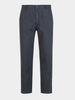 Men's Grey Regular Fit Solid Casual Chinos
