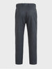 Men's Grey Regular Fit Solid Casual Chinos