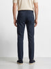 Men's Navy Blue Regular Fit Solid Casual Chinos