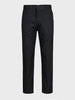 Men's Black Regular Fit Solid Casual Chinos
