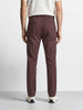 Men's Brown Regular Fit Solid Casual Chinos