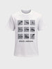Men's White Relaxed Fit Graphic Printed Casual T-Shirts