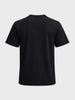 Men's Black Relaxed Fit Graphic Printed Casual T-Shirts
