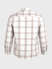 Men's Khaki Regular Fit Checkered Casual Shirt