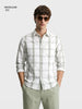 Men's Green Regular Fit Checkered Casual Shirt
