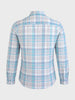 Men's Rust Slim Fit Checkered Casual Shirt