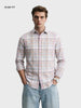 Men's Green Slim Fit Checkered Casual Shirt
