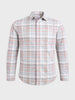 Men's Green Slim Fit Checkered Casual Shirt