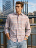 Men's Green Slim Fit Checkered Casual Shirt
