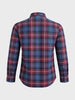 Men's Brown Slim Fit Checkered Casual Shirt