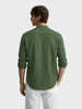Men's Green Regular Fit Solid Casual Shirt