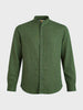 Men's Green Regular Fit Solid Casual Shirt