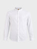 Men's White Regular Fit Solid Casual Shirt