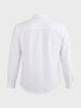 Men's White Regular Fit Solid Casual Shirt