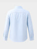 Men's Blue Regular Fit Embroidered Casual Shirt
