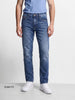 Men's Blue Slim Fit Solid Casual Jeans