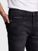 Men's Black Slim Fit Solid Street Wear Shorts