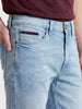 Men's Blue Slim Fit Solid Casual Joggers