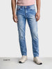 Men's Blue Slim Fit Solid Casual Jeans