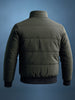Men's Olive Regular Fit Solid Casual Jacket