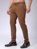 Men's Nutshell Slim Fit Textured Formal Trouser