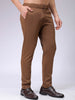 Men's Nutshell Slim Fit Textured Formal Trouser