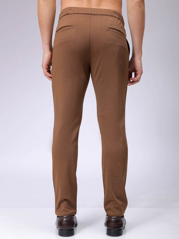 Men's Nutshell Slim Fit Textured Formal Trouser