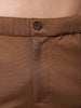 Men's Nutshell Slim Fit Textured Formal Trouser