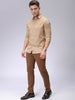 Men's Nutshell Slim Fit Textured Formal Trouser