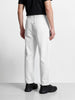 Men's White Relaxed Fit Solid Utility Jeans