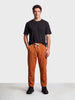 Men's Brown Loose Fit Printed Street Wear Joggers
