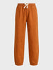 Men's Brown Loose Fit Printed Street Wear Joggers