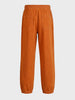 Men's Brown Loose Fit Printed Street Wear Joggers