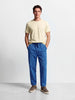 Men's Blue Loose Fit Solid Street Wear Jeans