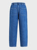 Men's Blue Loose Fit Solid Street Wear Jeans