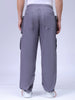 Men's Grey Relaxed Fit Utility Joggers