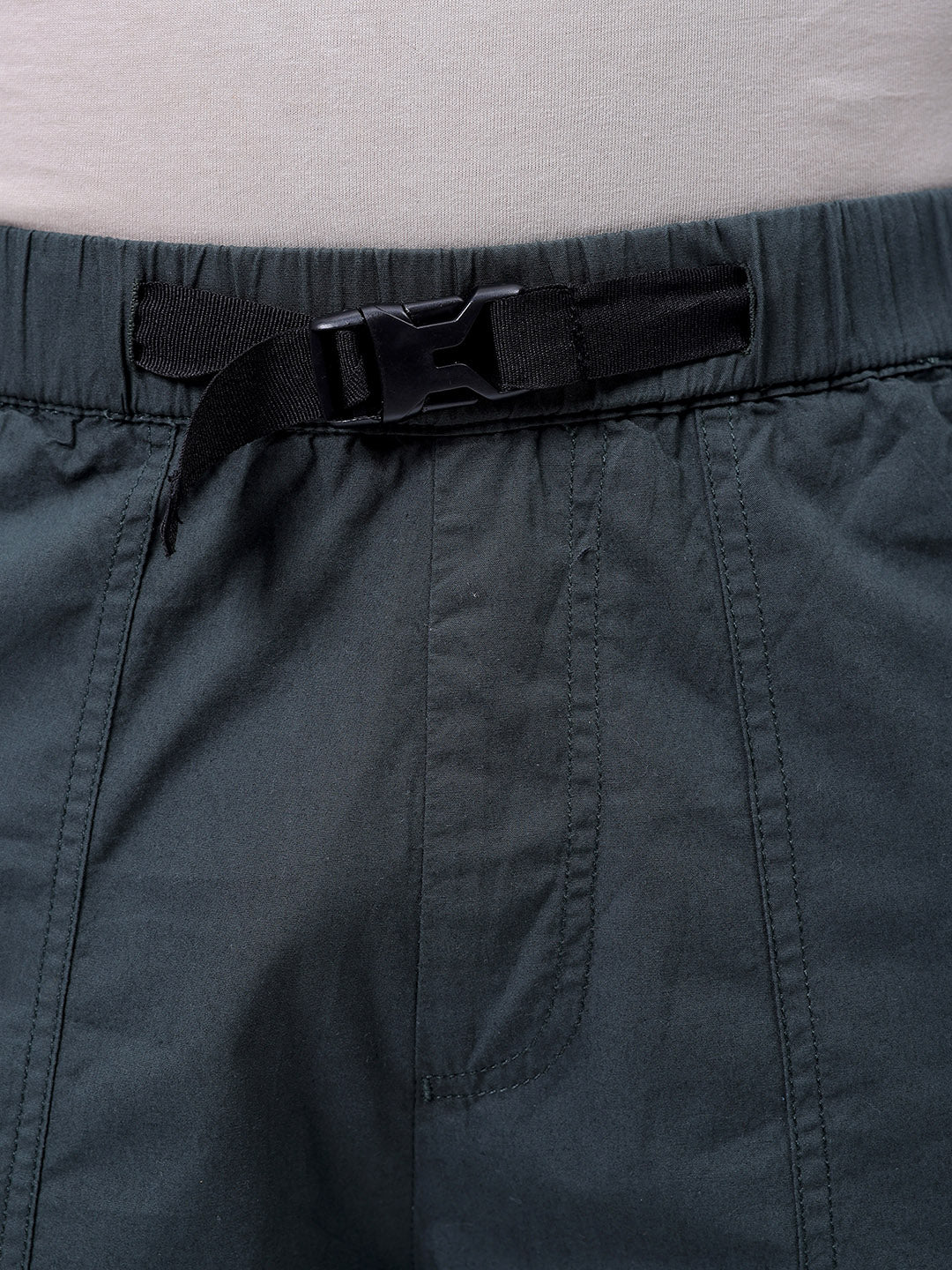 Men's Green Loose Fit Casual Joggers