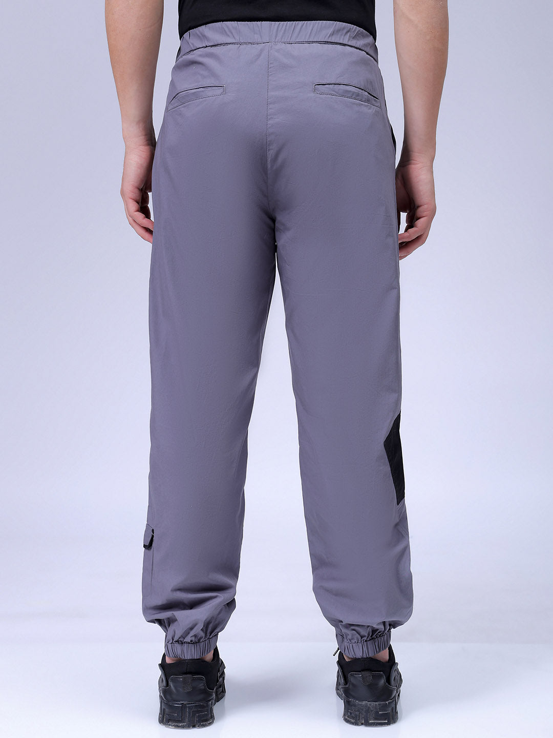 Men's Grey Loose Fit Casual Joggers