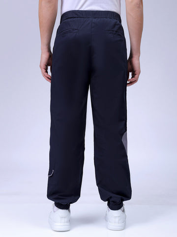 Men's Navy Loose Fit Casual Joggers