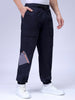 Men's Navy Loose Fit Casual Joggers