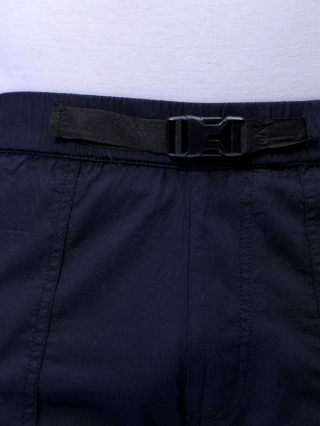 Men's Navy Loose Fit Casual Joggers