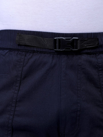 Men's Navy Loose Fit Casual Joggers