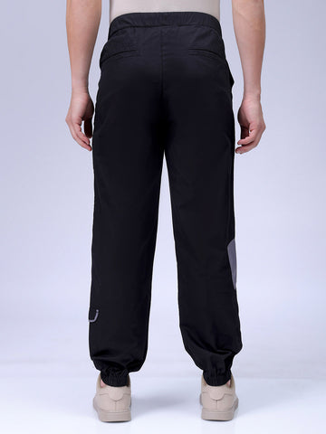 Men's Black Loose Fit Casual Joggers