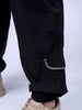 Men's Black Loose Fit Casual Joggers
