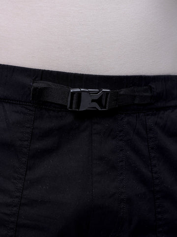 Men's Black Loose Fit Casual Joggers